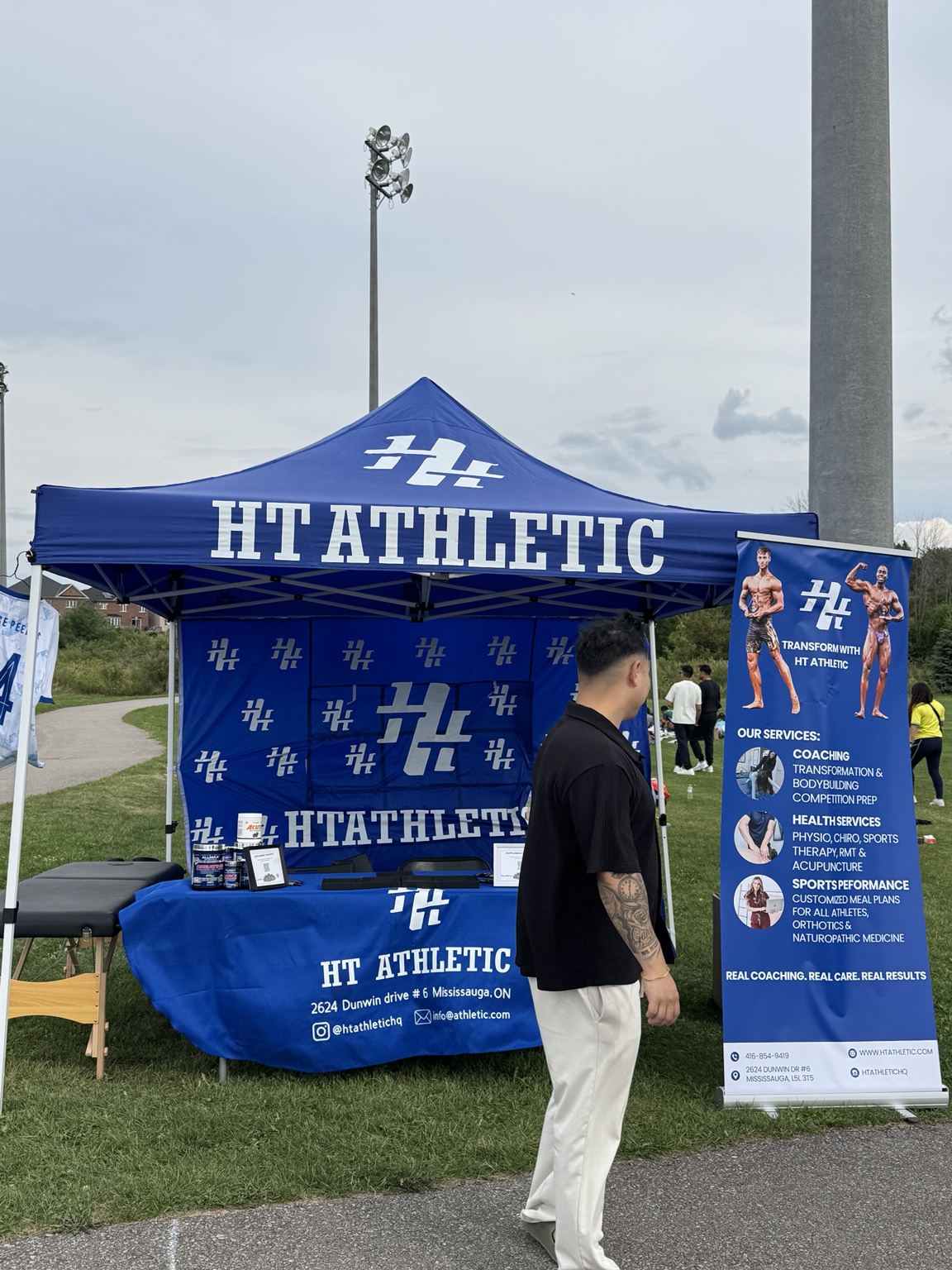 HT ATHLETIC at a community event