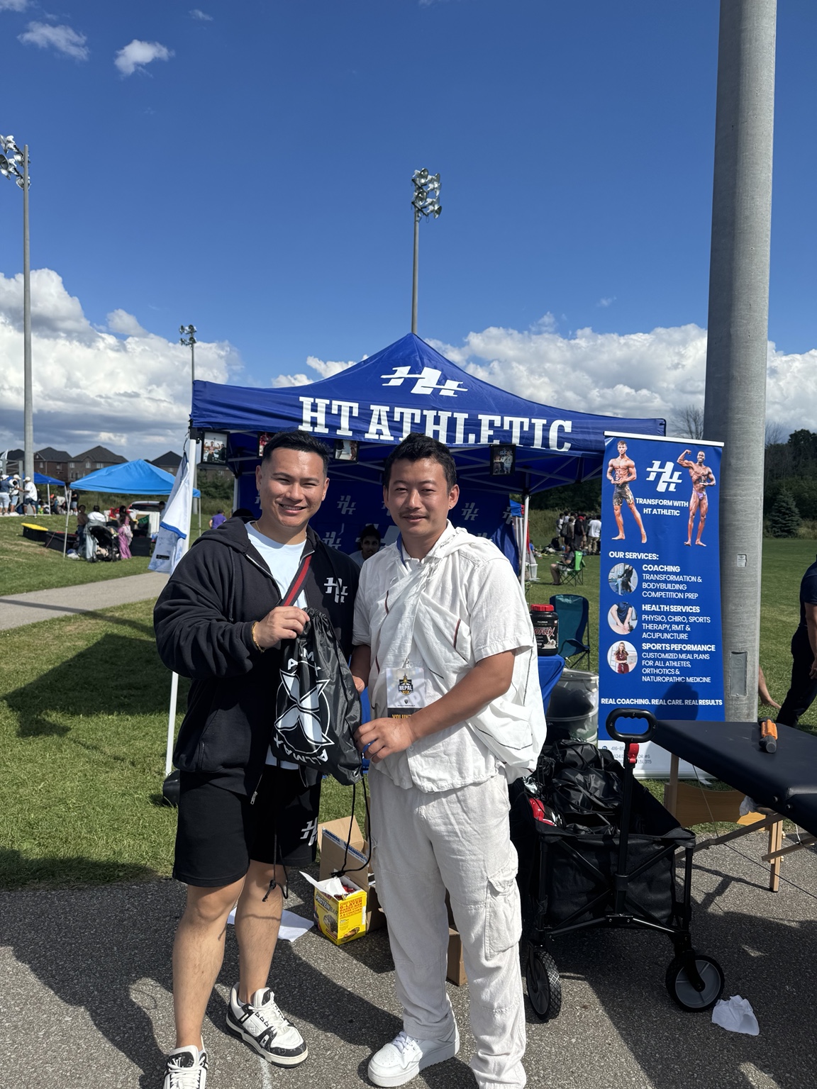HT ATHLETIC at a community event