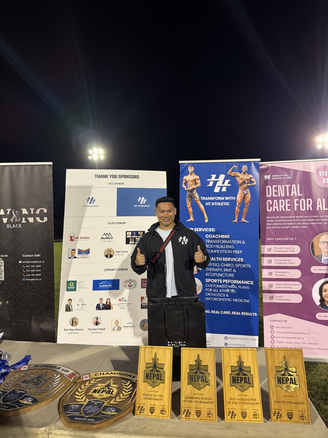 HT ATHLETIC at a community event